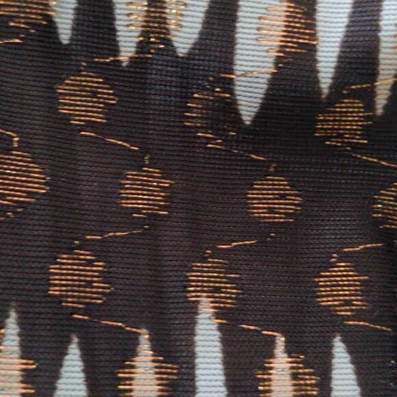 Vintage brown and gold dress - Picture 10 of 11